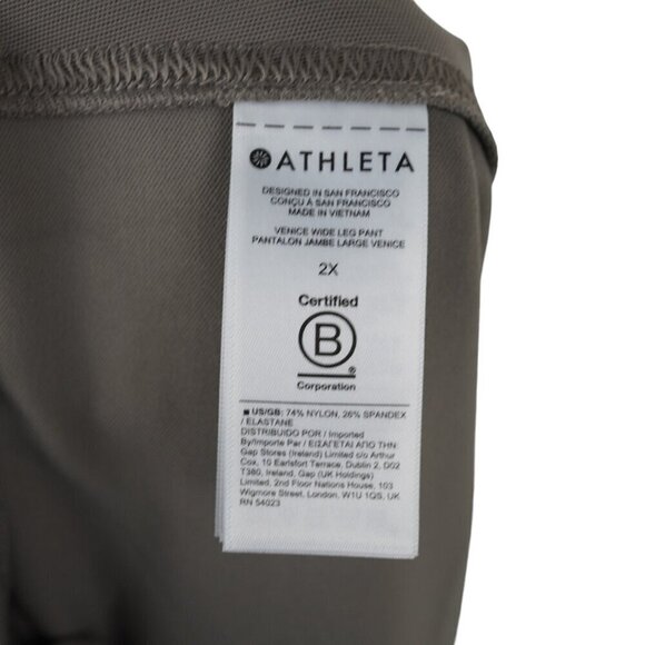Athleta Venice High-Waist Stretch Athletic Pants - Gray‎ Size 2XL - Picture 8 of 8